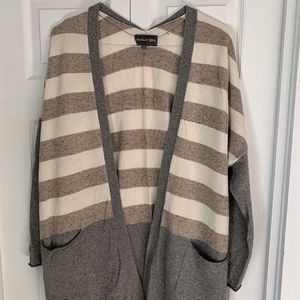 Spring weight cardigan sweater